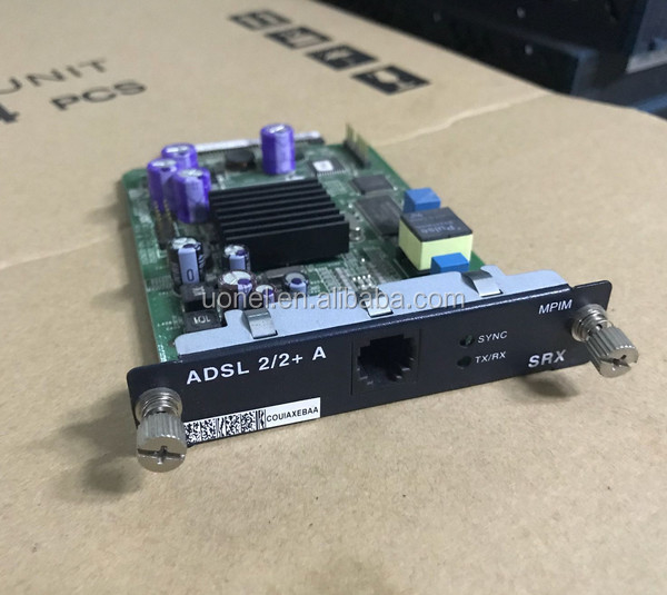 Juniper SRX-MP-1ADSL2-A,1-Port ADSL2+ Mini-PIM supporting ADSL/ADSL2/ADSL2+ Annex A