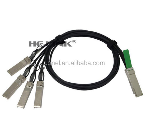 Juniper QFX-QSFP-DACBO-3M,QSFP+ to SFP+ 10 Gigabit Ethernet Direct Attach Break out Copper (twinax copper cable) 3m