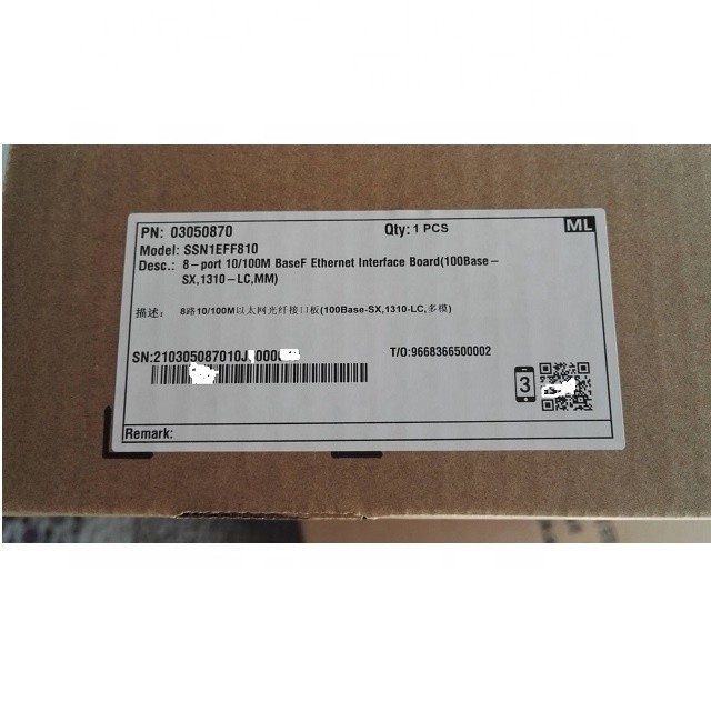 03050871 OSN1500 SSN1EFF8 (100Base-LX,1310-LC)  EFF8 8-way 10/100 m fiber Ethernet interface board