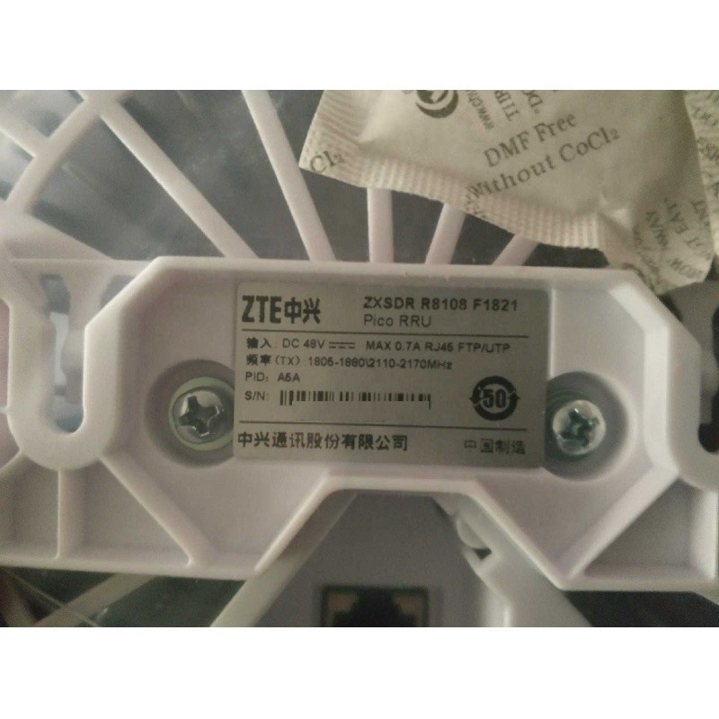 ZTE ZXSDR PICO RRU R8108 F1821 ZTE pRRU8108 ZXSDR PICO RRU8108 DC V48 ...