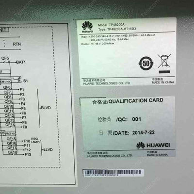 Telecom 48V Outdoor Waterproof Electrical Cabinet TP48200A Outdoor Rectifier System