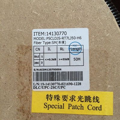 Optical Cable Parts,14130770 DLC-2FC-Single-mode-50M-2 Cores-0.03/0.8m-2mm-(LSZH)Outdoor Protected Branch Cable