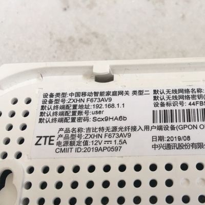 ZTE ZXHN F673A V9 GPON F660 PON ONT ZXHN F401 F601 F663N F643 F680 F670 F670L F612 F412 F673AV9 F673A V2 F450A F650A F668