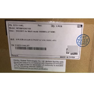 Huawei RRU3971-1800M  02311HKL WD5MJRUIG30  WD5M18397100 RRU3971 for Multi-mode 1800MHz (4*40W) 02312HMY  WD5M183971CM
