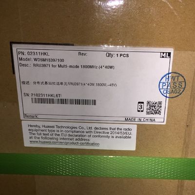 Huawei RRU3971-1800M  02311HKL WD5MJRUIG30  WD5M18397100 RRU3971 for Multi-mode 1800MHz (4*40W) 02312HMY  WD5M183971CM