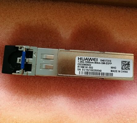 Original SFP Huawei 1.25G-1550nm-80km-SM-ESFP+ OSG080N02 S4017310 fiber Optical Transceiver LTD1519-BC+ 34060360