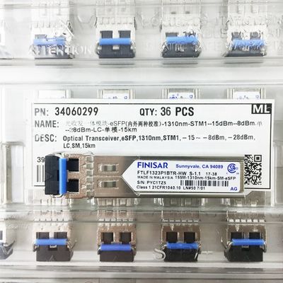 Finisar   Optical module 155M-15km-1310nm-eSFP  FTLF1323BTR