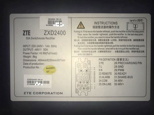 ZTE ZXD2400 V3.0 53.5V 50A  Network Power Module Rectifier Module Rectifier Converter V4.0 V4.1 V4.2 V4.3 V4.6