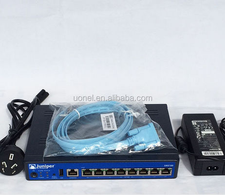 Juniper SRX100B,SRX services gateway 100 with 8xFE ports and base memory (On-board 1GB RAM w/ 512MB Accessible, 1GB FLASH)
