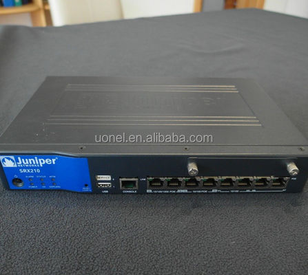 Juniper SRX210HE-POE,SRX services gateway 210 "Enhanced" with faster CPU, 2xGE + 6xFE ports, 1xmini-PIM slot, 1GB RAM