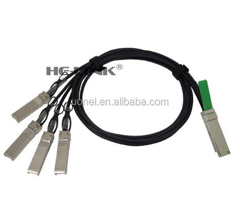 Juniper QFX-QSFP-DACBO-3M,QSFP+ to SFP+ 10 Gigabit Ethernet Direct Attach Break out Copper (twinax copper cable) 3m