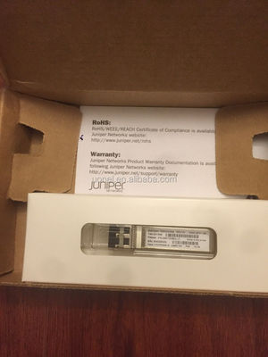 Juniper EX-SFP-10GE-SR,SFP+ 10GBase-SR 10 Gigabit Ethernet Optics, 850nm for up to 300m transmission on MMF